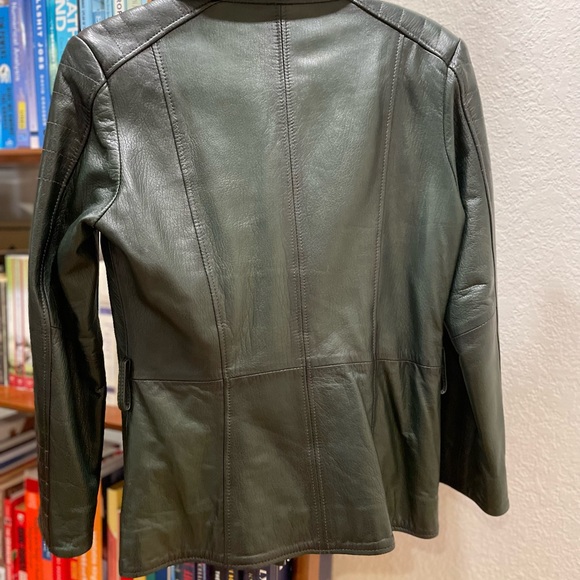 Derimod Mayfair Leather Jacket Size M - Picture 3 of 16